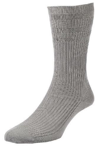 HJ Socks HJ190 Mid Grey Shoe size 6-11